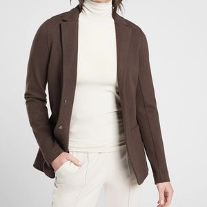 Athleta NWT Venice Textured Blazer - Size 2, Brown
